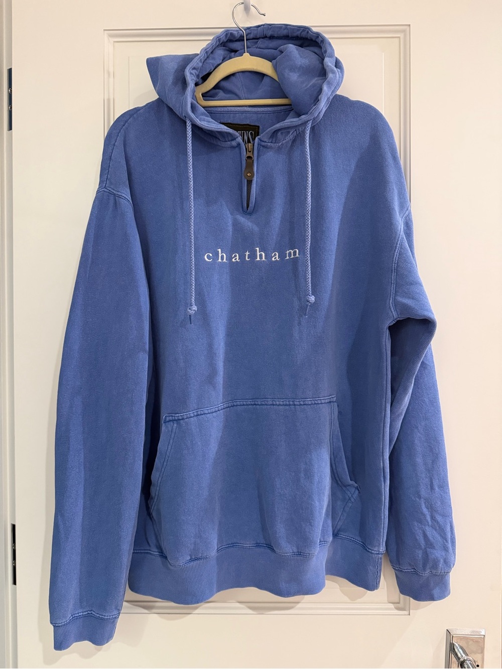Chatham Blue Hooded Sweatshirt - Pristine - Picture 3 of 5